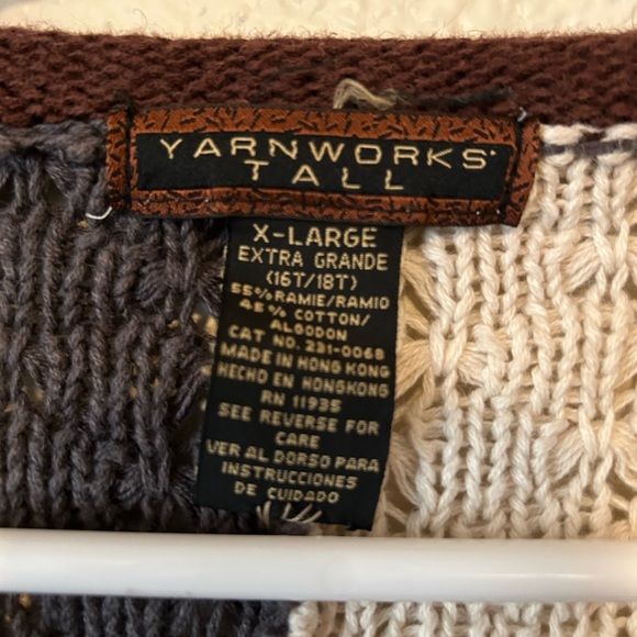 Oversized patchwork sweater - Picture 4 of 8